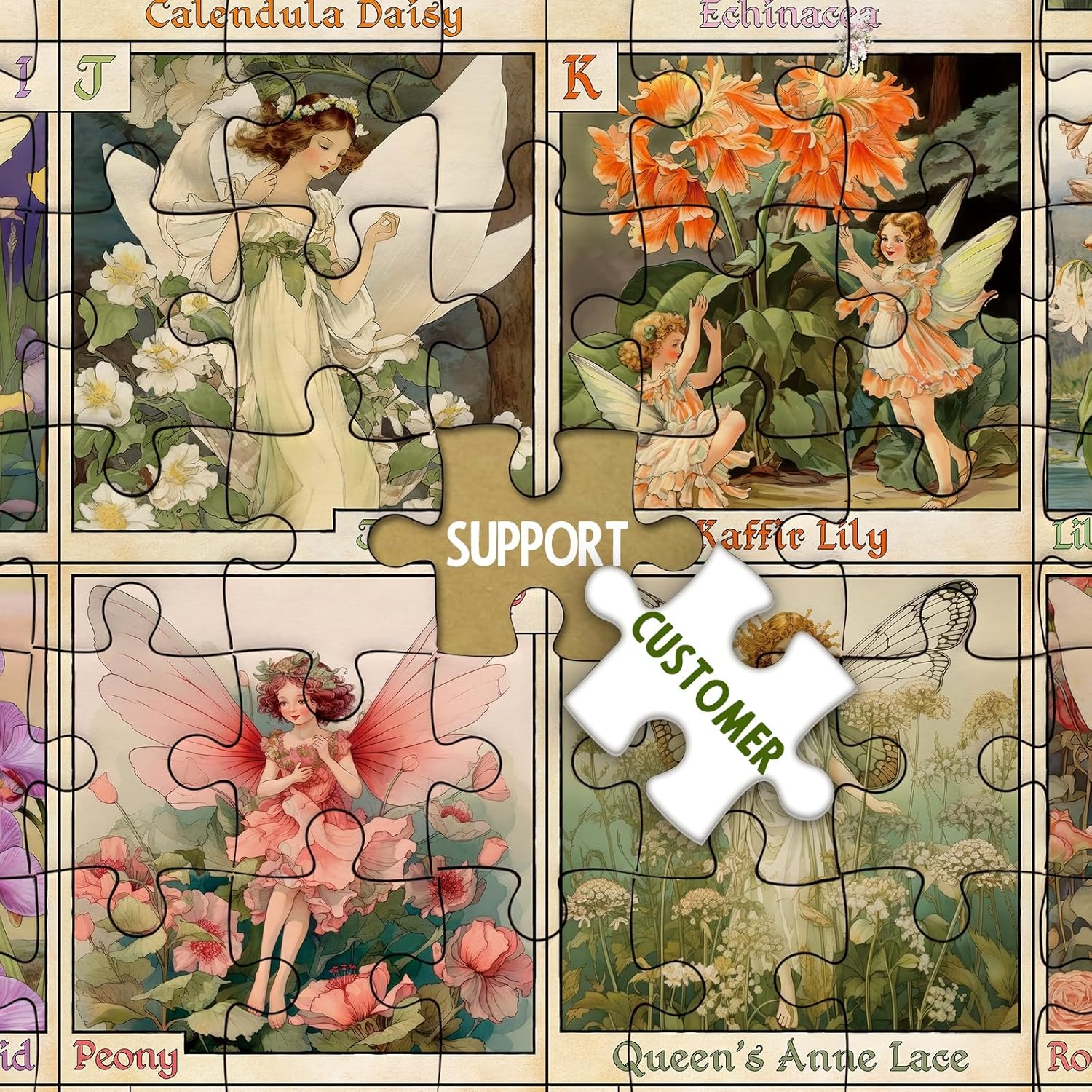Fee in Bloom Puzzle 1000 Stücke