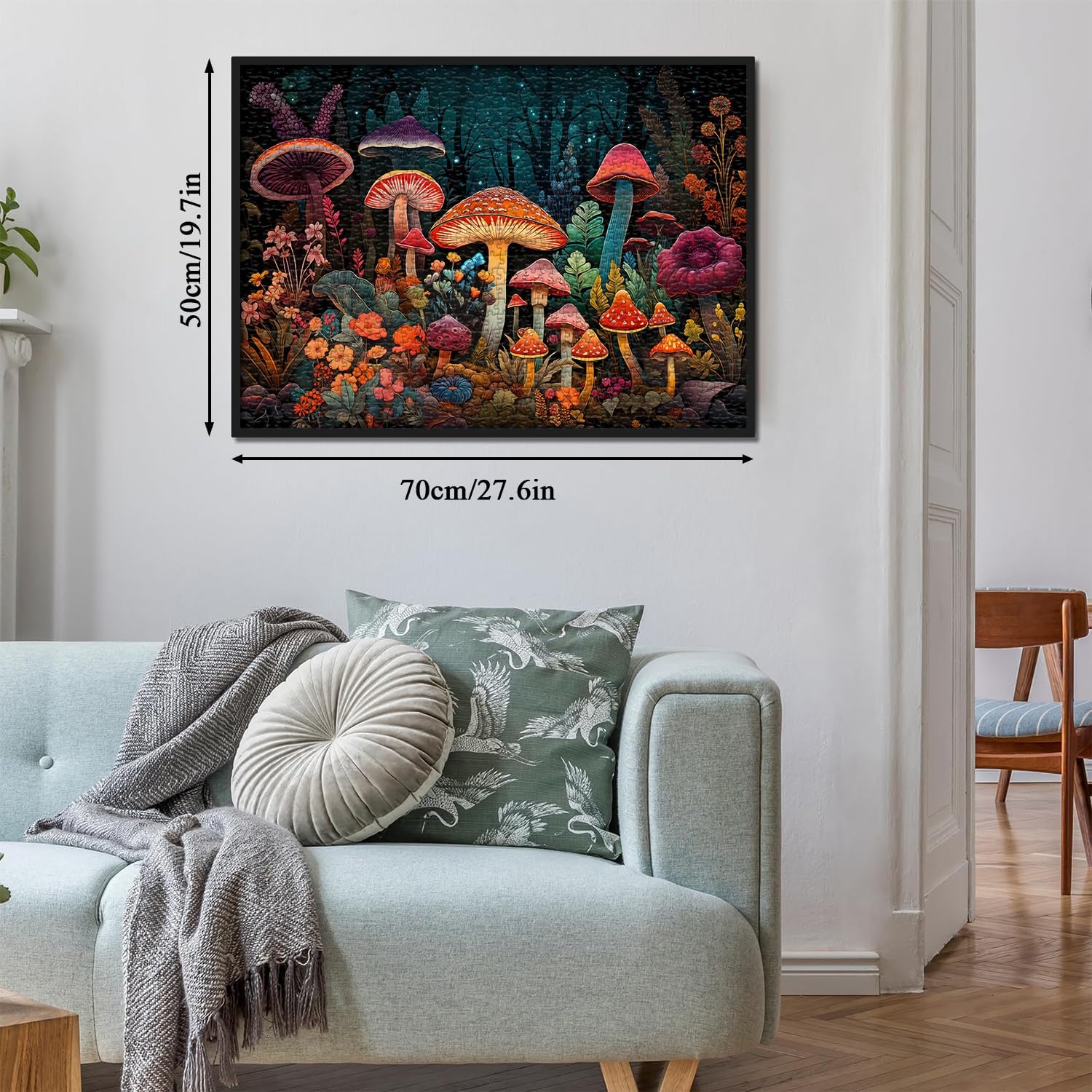 Puzzle foresta di funghi 1000 pezzi