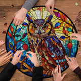 Puzzle di gufo artistico puzzle 1000 pezzi