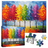 Alberi colorati puzzle puzzle 1000 pezzi