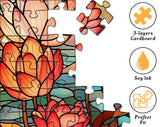 Künstlerische Blumenpuzzle 1000 Stücke