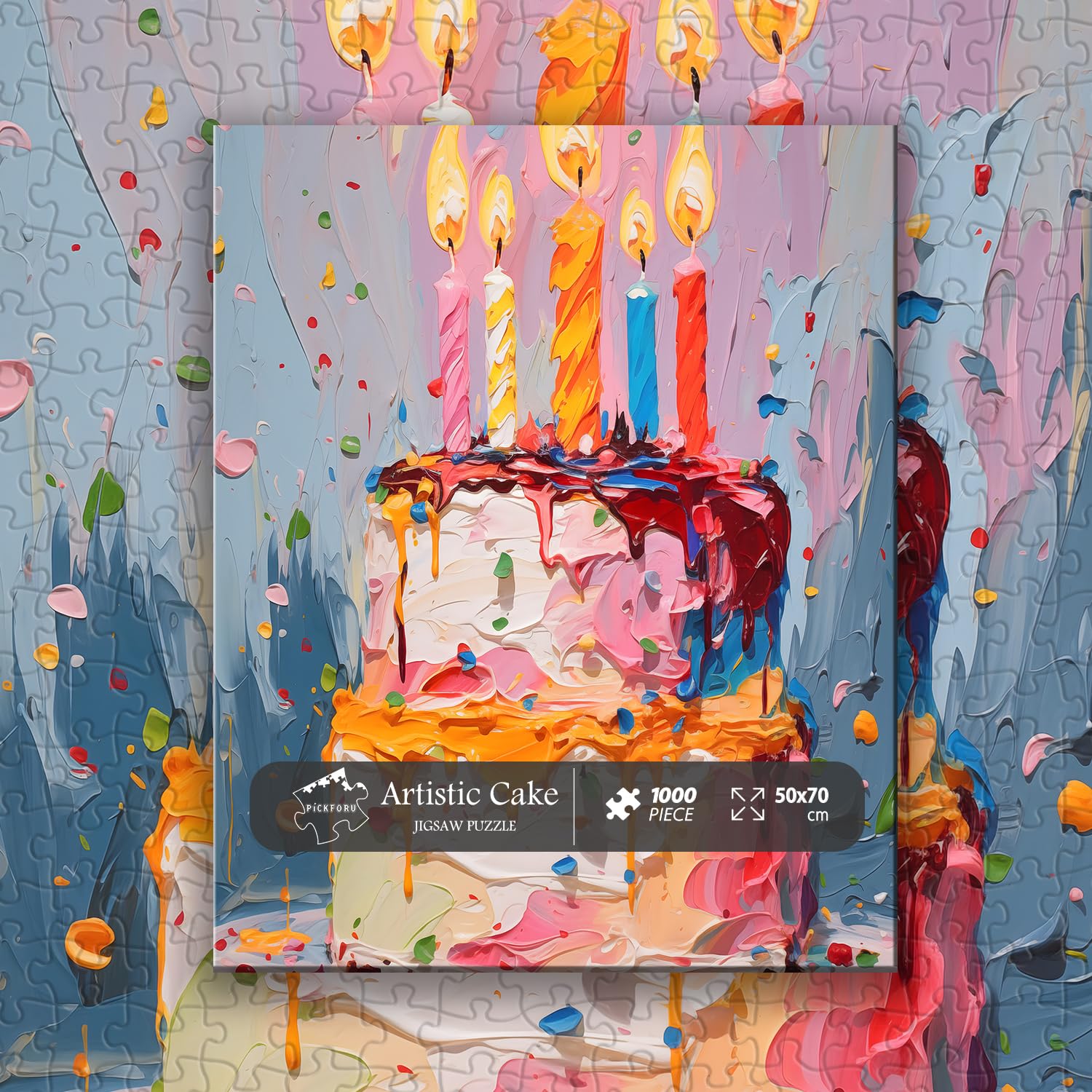 Art cake puzzle puzzle 1000 pezzi