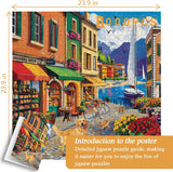 Puzzle cittadino da mare 1000 pezzi