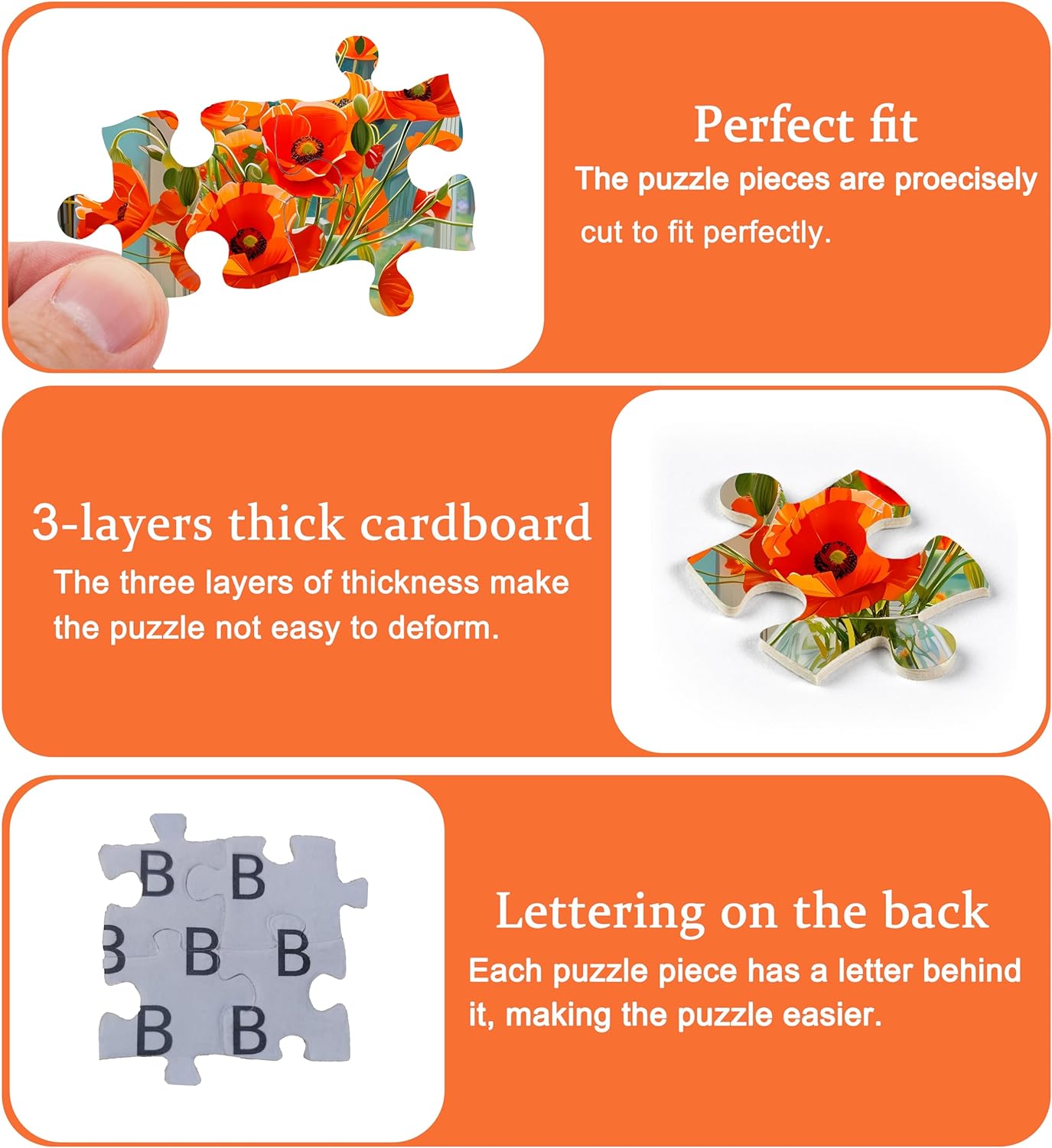 Puzzle eleganza arancione puzzle 1000 pezzi