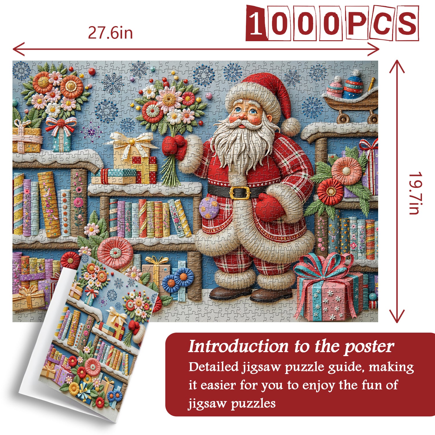 Bleced Blessing Jigsaw Puzzle 1000 pezzi di Babbo Natale