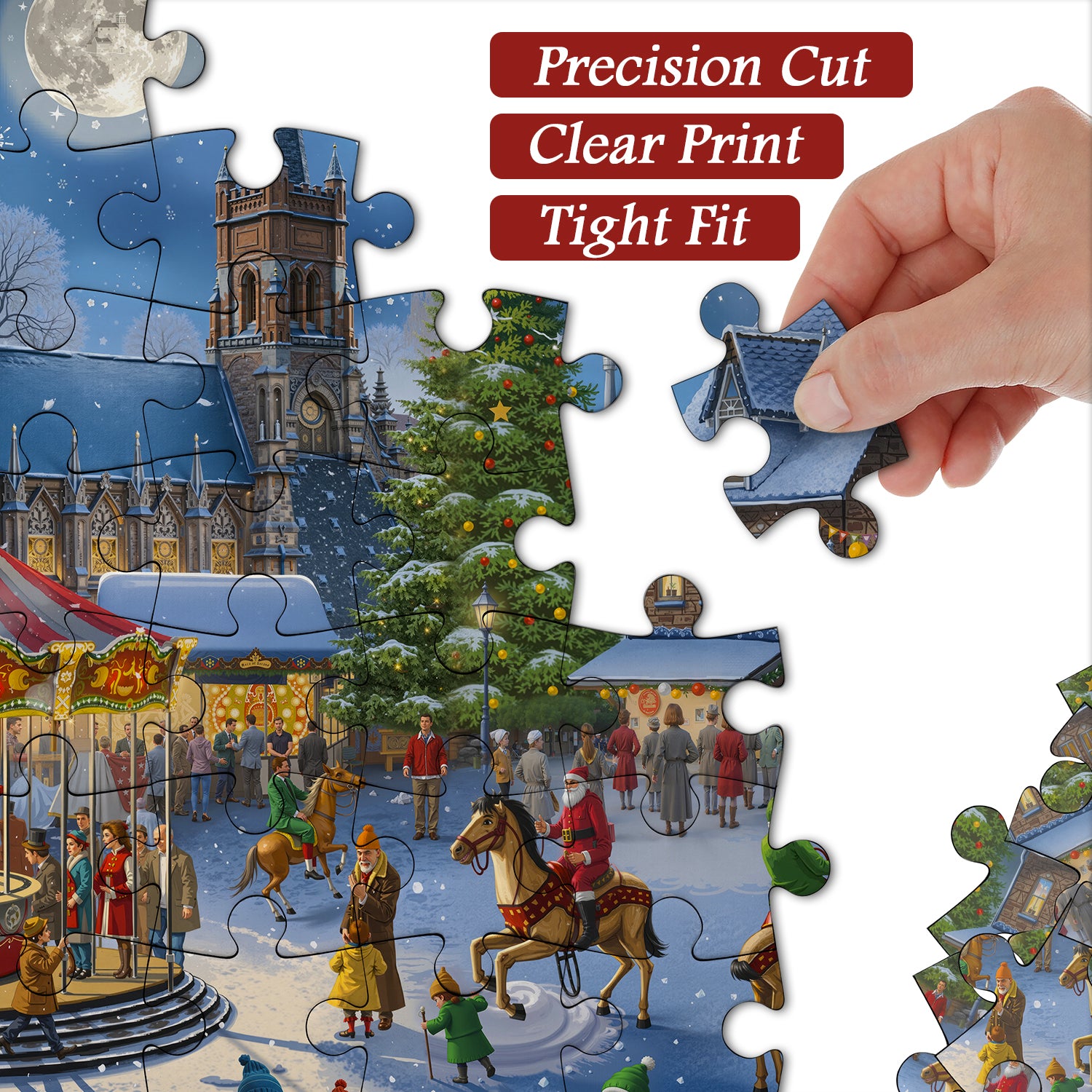 Puzzle Nuit de Noël 1000 pièces