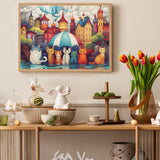 Rain City Cat Shadow Ombra Jigsaw Puzzle 1000 pezzi