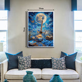 Seaside Moonlight Guitar Guitaw puzzle 1000 pezzi
