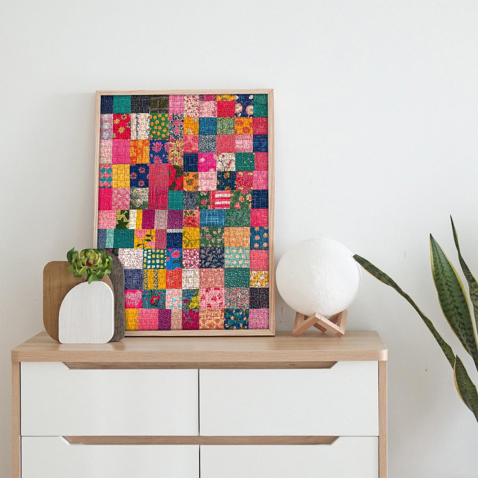 Vibrant Patches Jigsaw Puzzle 1000 Pieces