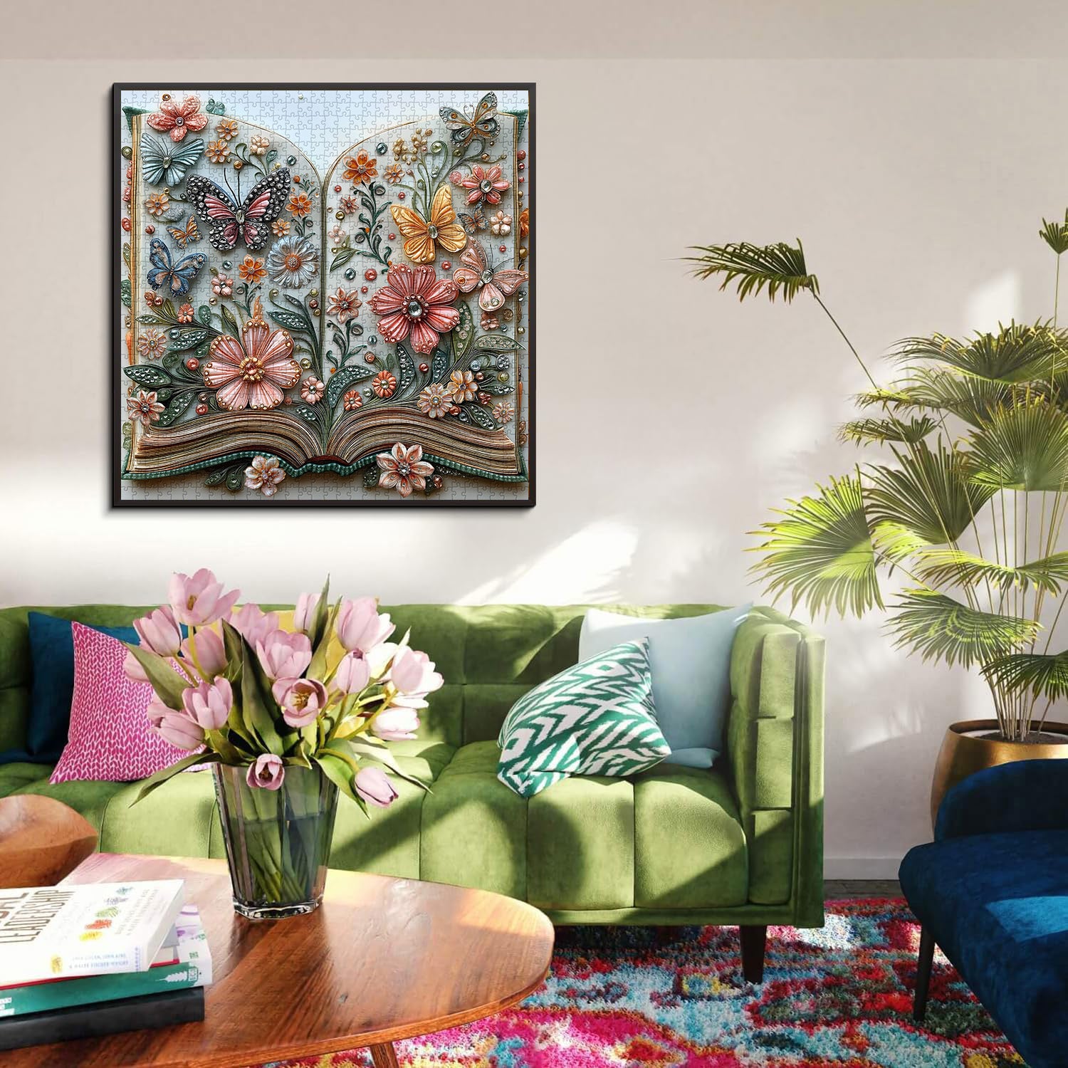 Pagine fiorite puzzle puzzle 1000 pezzi