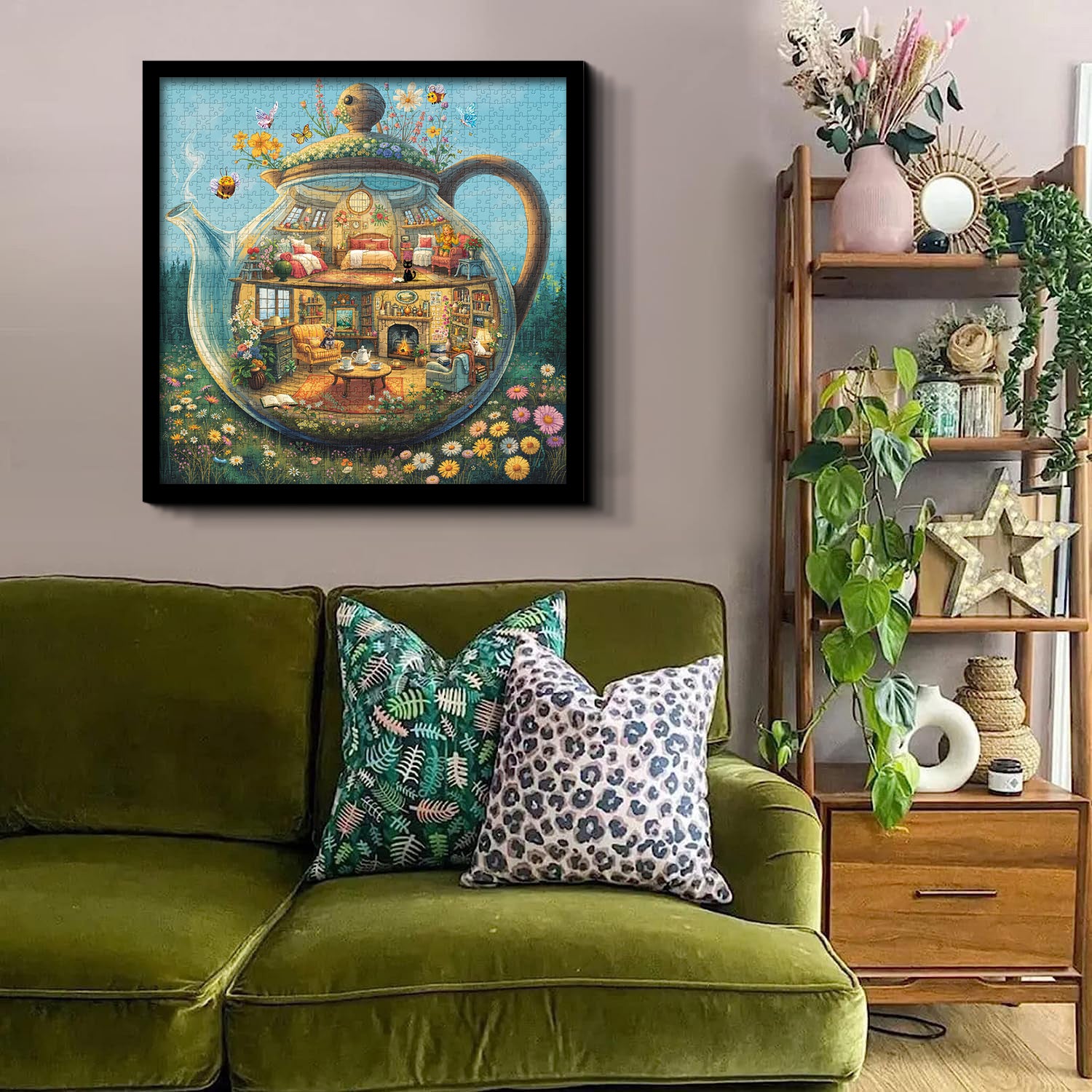 Vetro teiera casa puzzle puzzle 1000 pezzi