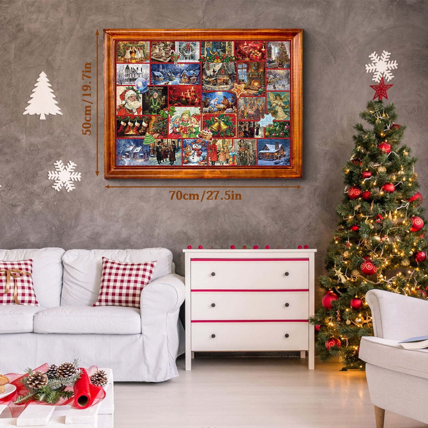 Christmas lllustration Jigsaw Puzzle 1000 Pieces