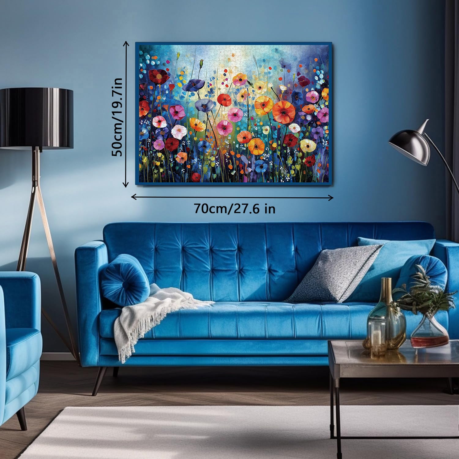 Champs chromatiques Puzzle de puzzle 1000 pièces