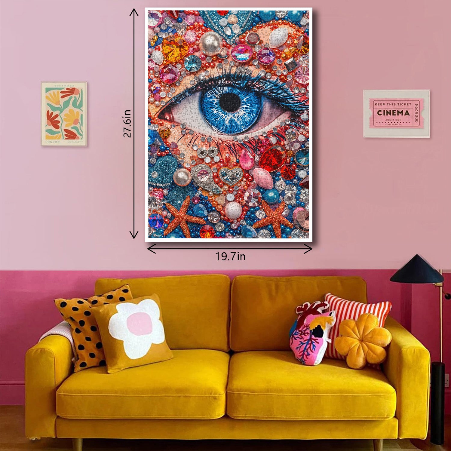 Gioiello eye puzzle puzzle 1000 pezzi