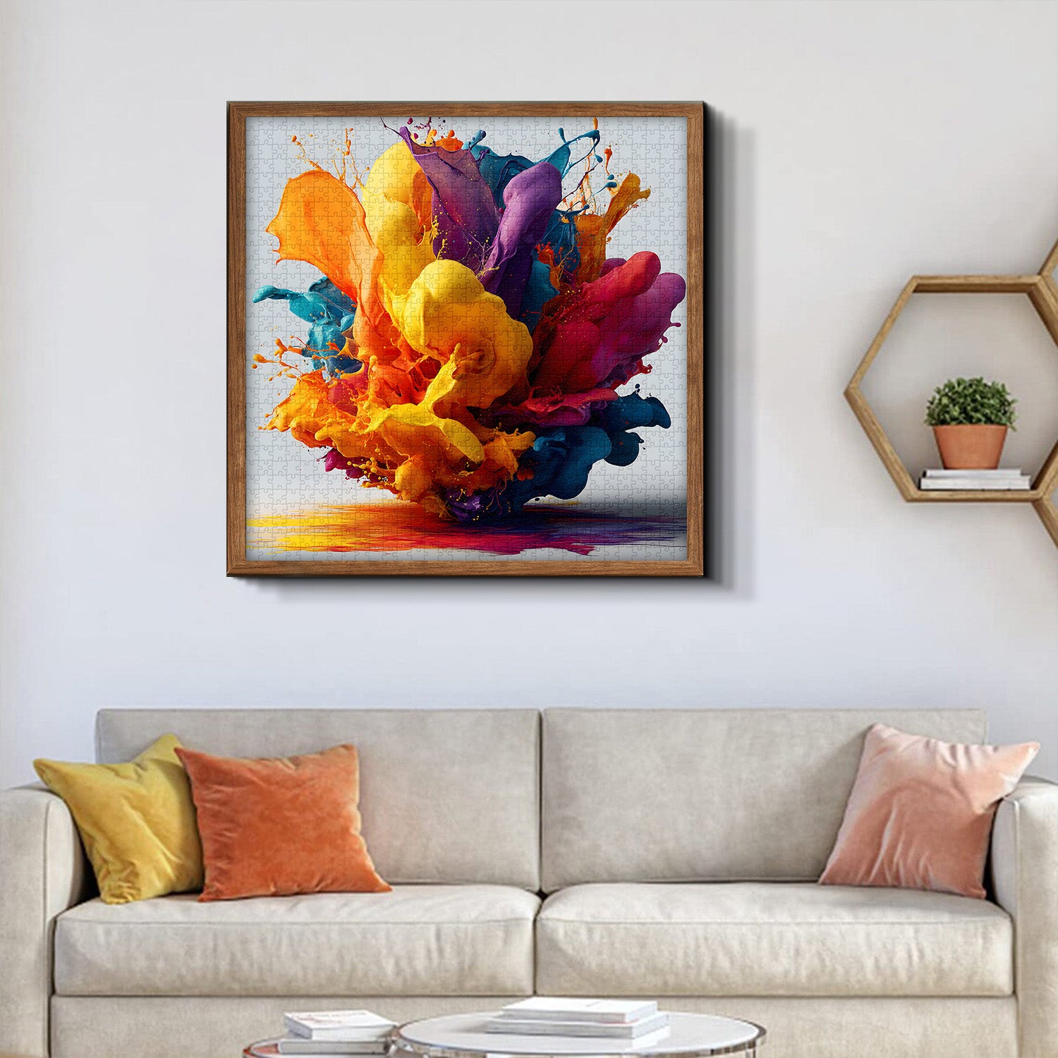 Pieci di puzzle a colpa a colori 1000 pezzi