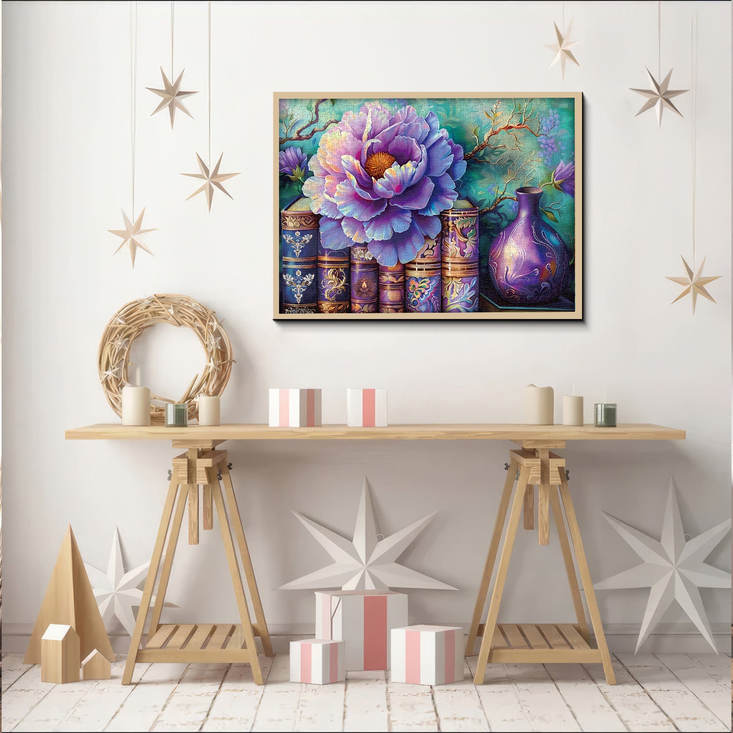 Puzzle de puzzle de floraison littéraire 1000 pièces