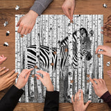 Zebrawald-Puzzle 1000 Teile