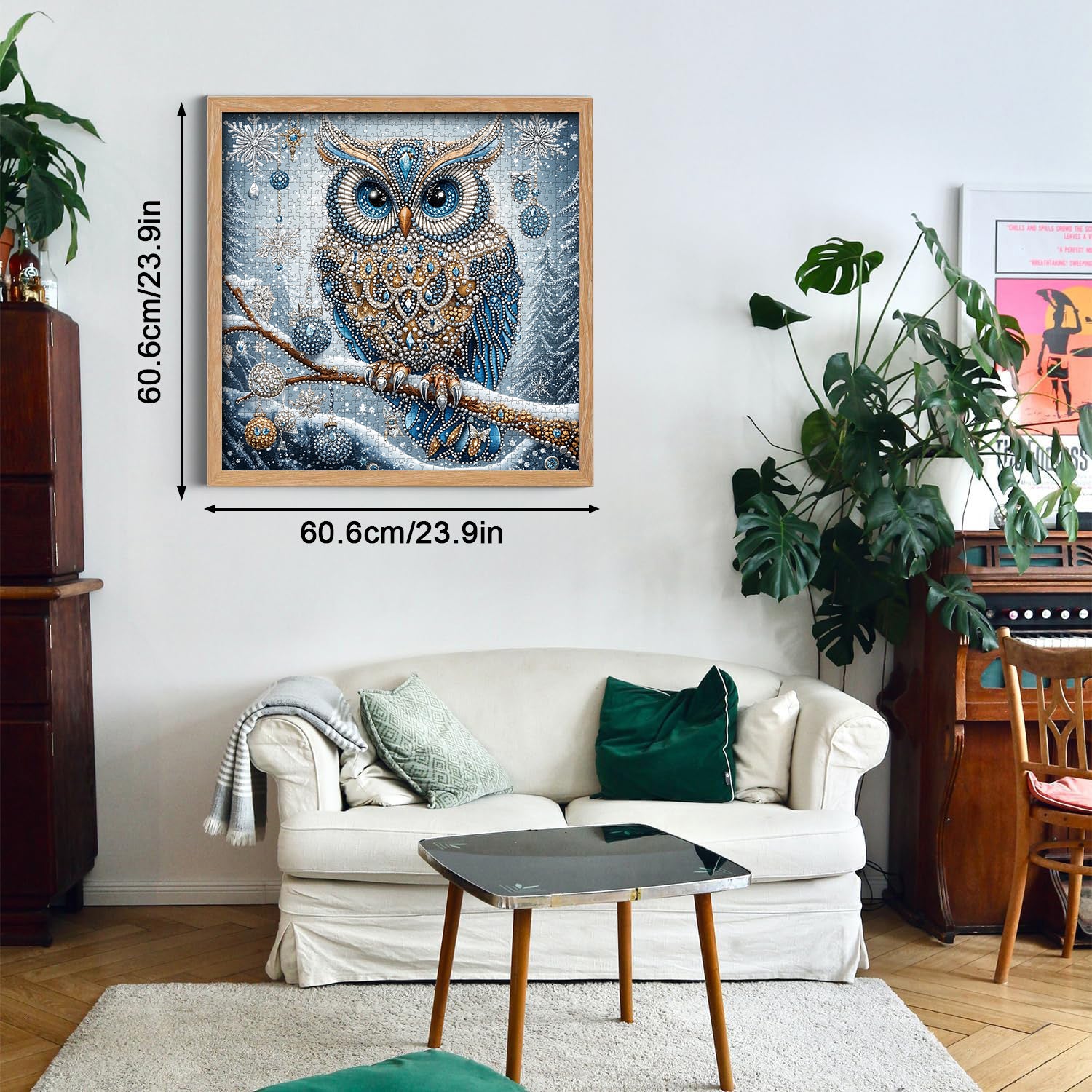 Puzzle puzzle di gufo invernale 1000 pezzi