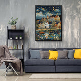 Silent Brook Village Jigsaw Puzzle 1000 pezzi