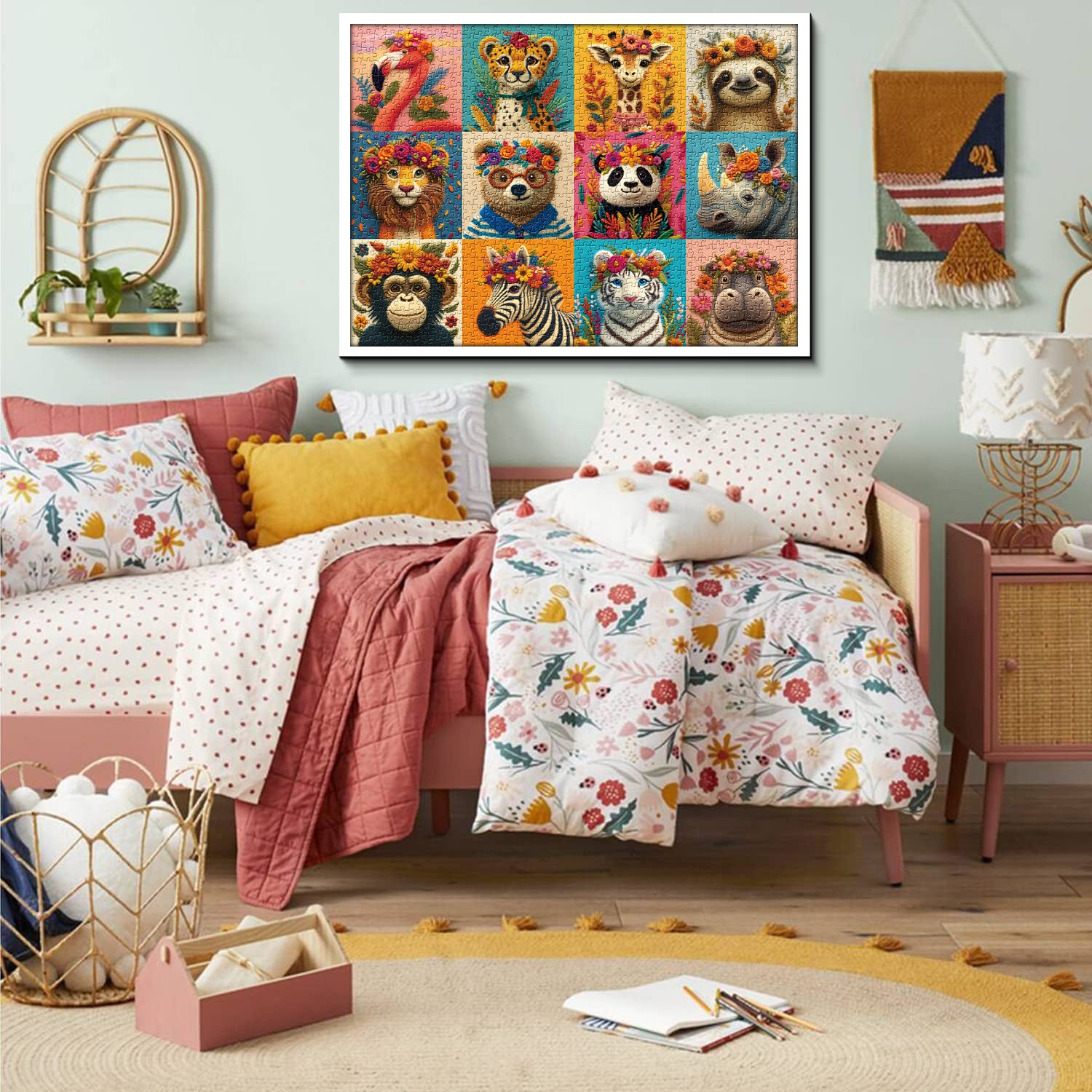Woolen Animals Jigsaw Puzzle 1000 Pieces