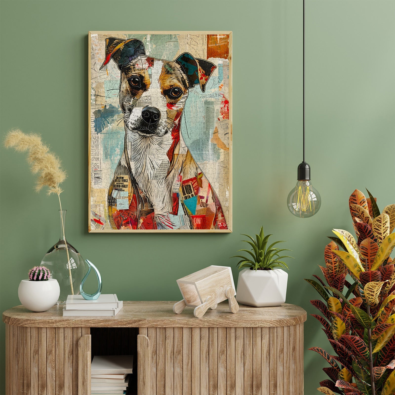 Pieni 1000 pezzi del puzzle per cani da capo 1000 pezzi