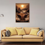Caffè al tramonto puzzle puzzle 1000 pezzi