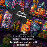 Barattoli di caramelle di Halloween puzzle puzzle 1000 pezzi