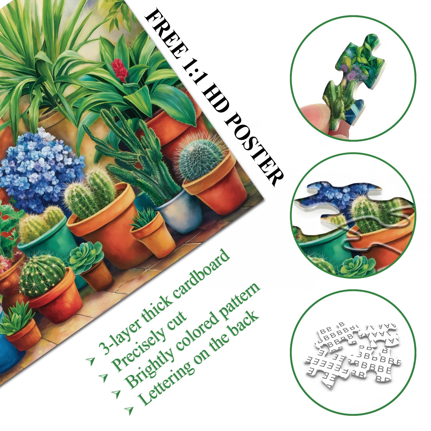 Plant Paradise Jigsaw Puzzle 1000 Pieces
