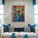 Peacock Scream puzzle puzzle 1000 pezzi