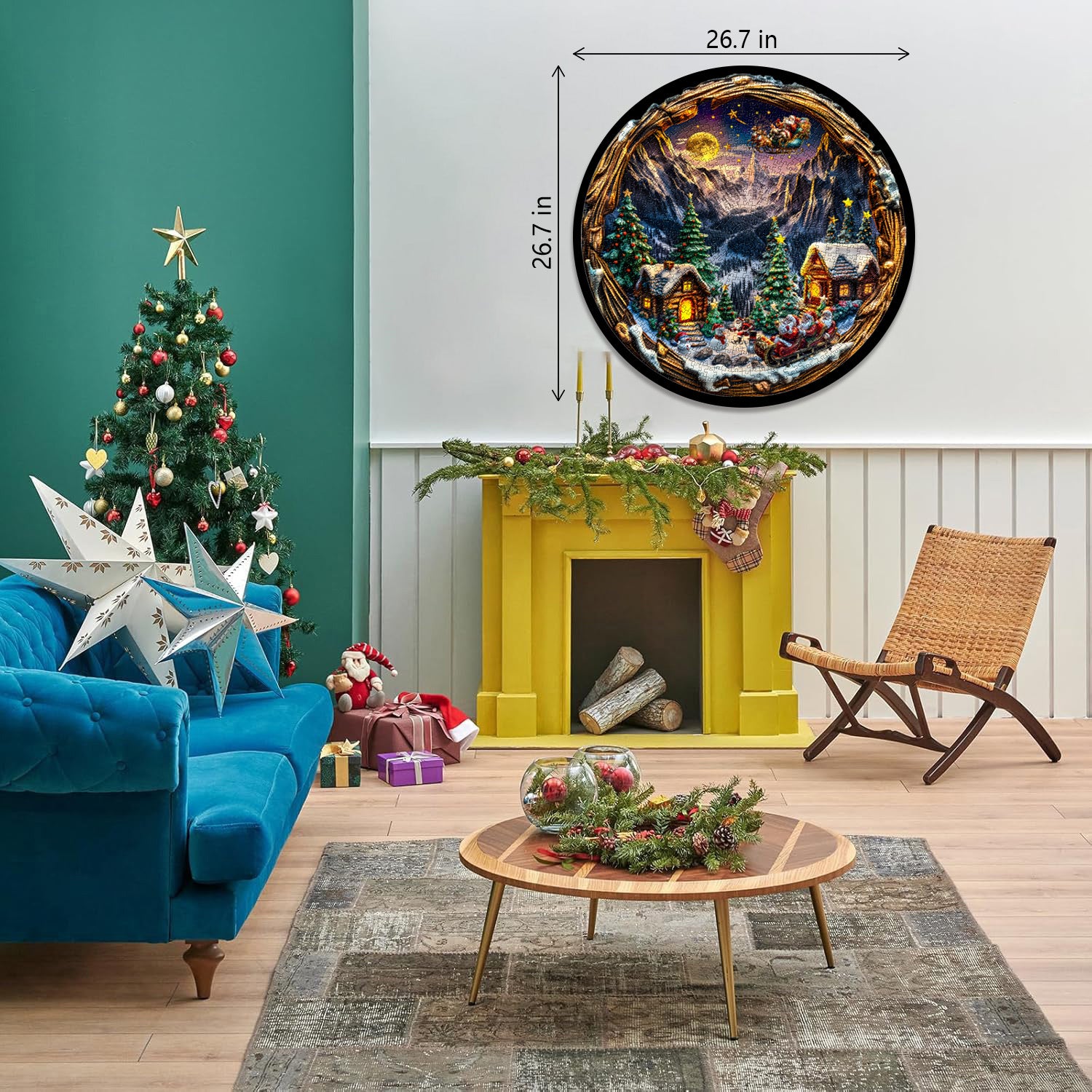 Weihnachtstal -Puzzle 1000 Stücke