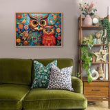 Chouette florale puzzle 1000 pièces