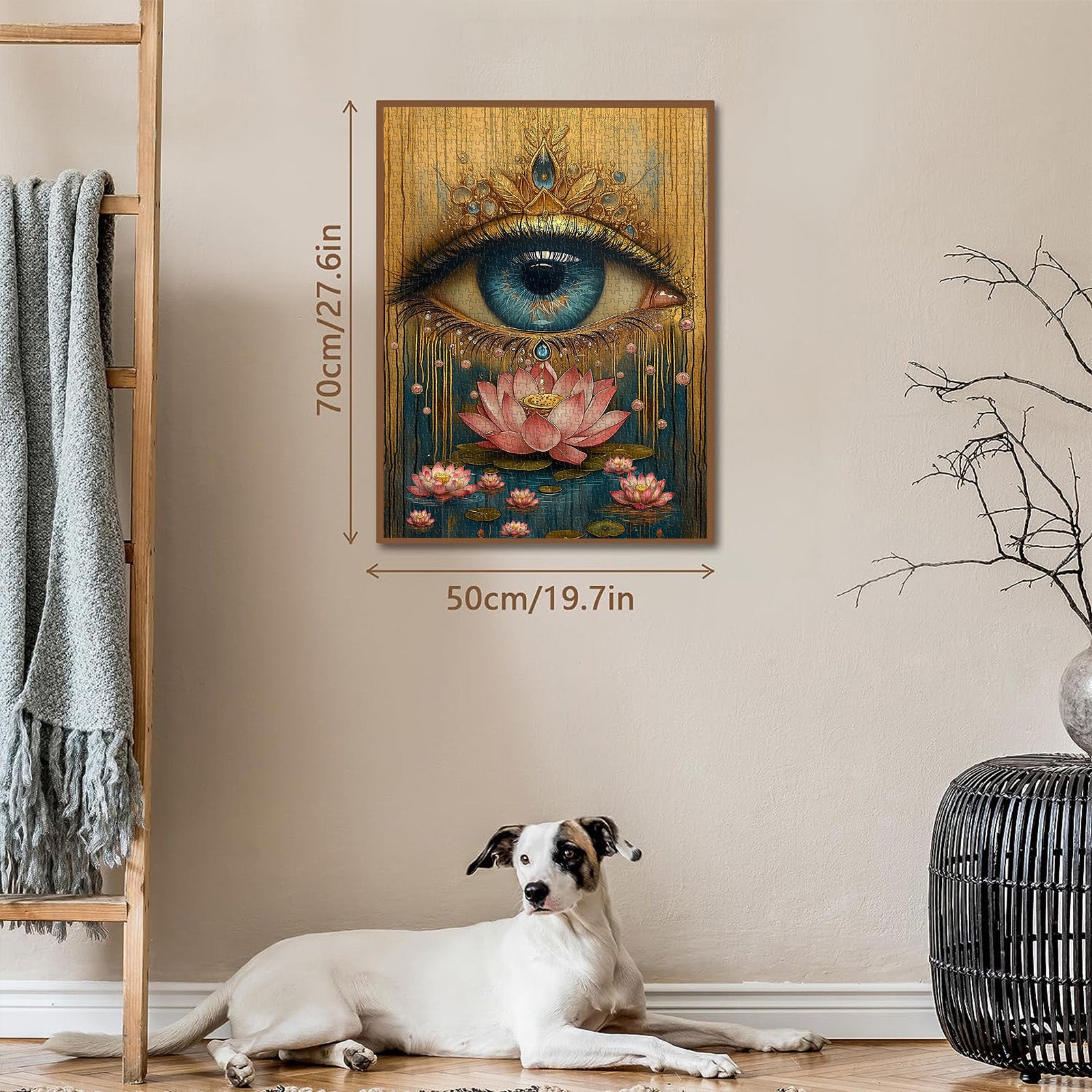 Mystic Lotus Eye Jigsaw Puzzle 1000 pezzi