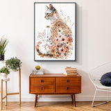 Flower Cat Jigsaw Puzzle 1000 pezzi