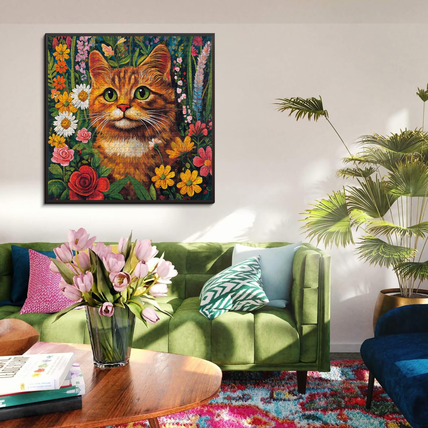 Garden Cat puzzle puzzle 1000 pezzi