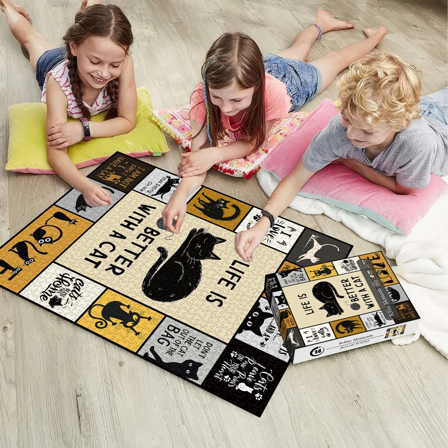 Puzzle Momenti Felini 1000 Pezzi