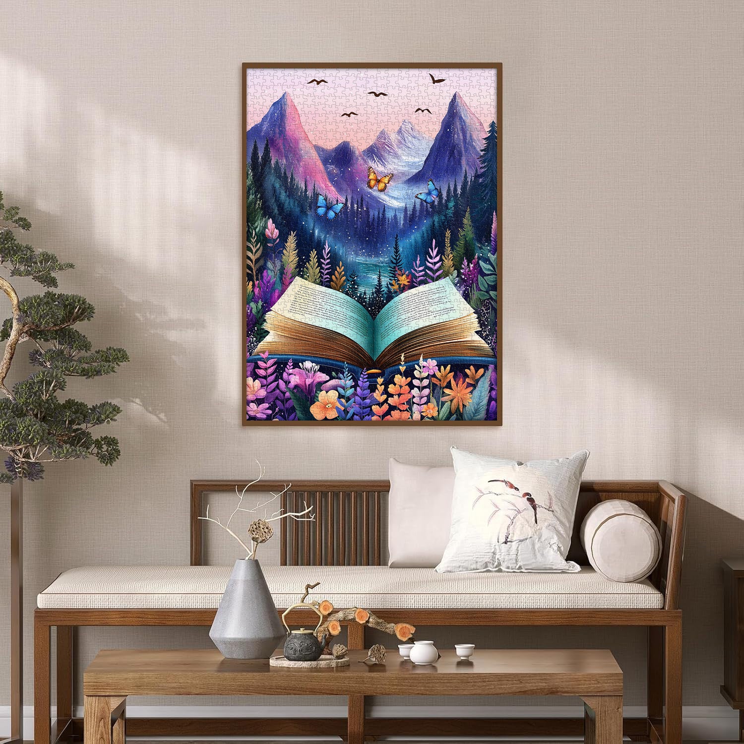 Foresta in libri puzzle 1000 pezzi