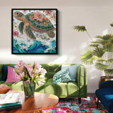 Floral Turtle Dance Jigsaw Puzzle 1000 Pieces
