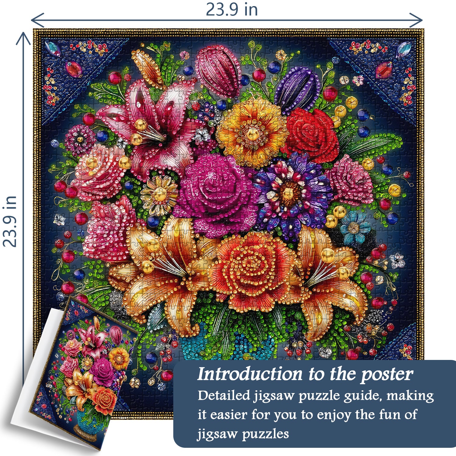 Puzzle Jewel Blossom 1000 pezzi