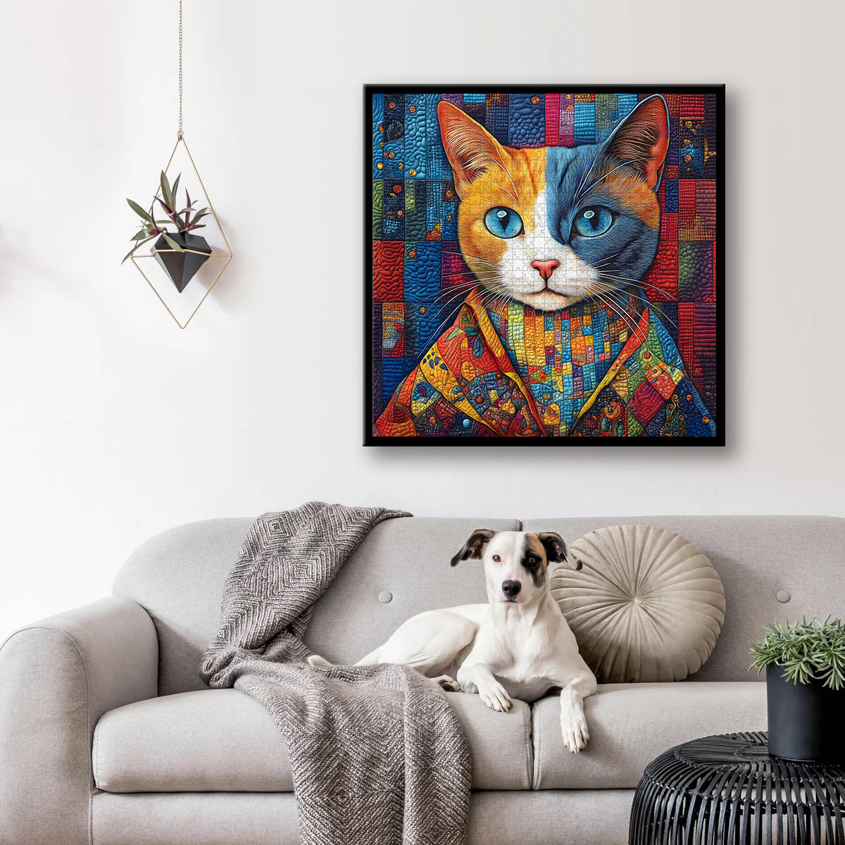 Patchwork gatto puzzle puzzle 1000 pezzi