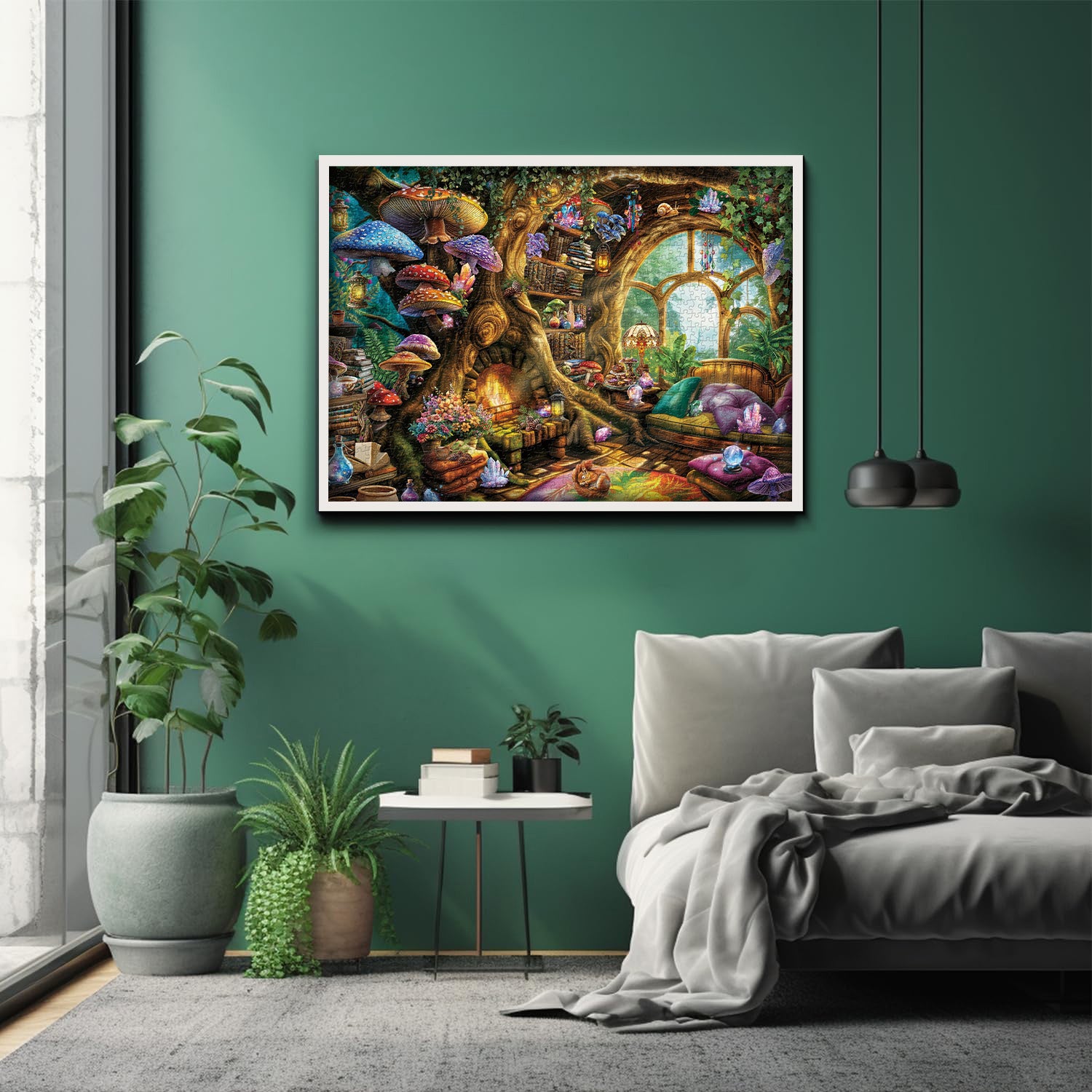 Puzzle puzzle di boschi di funghi 1000 pezzi