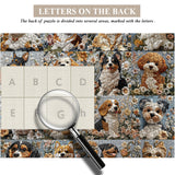 Puzzle giardino sorridente del cane 1000 pezzi