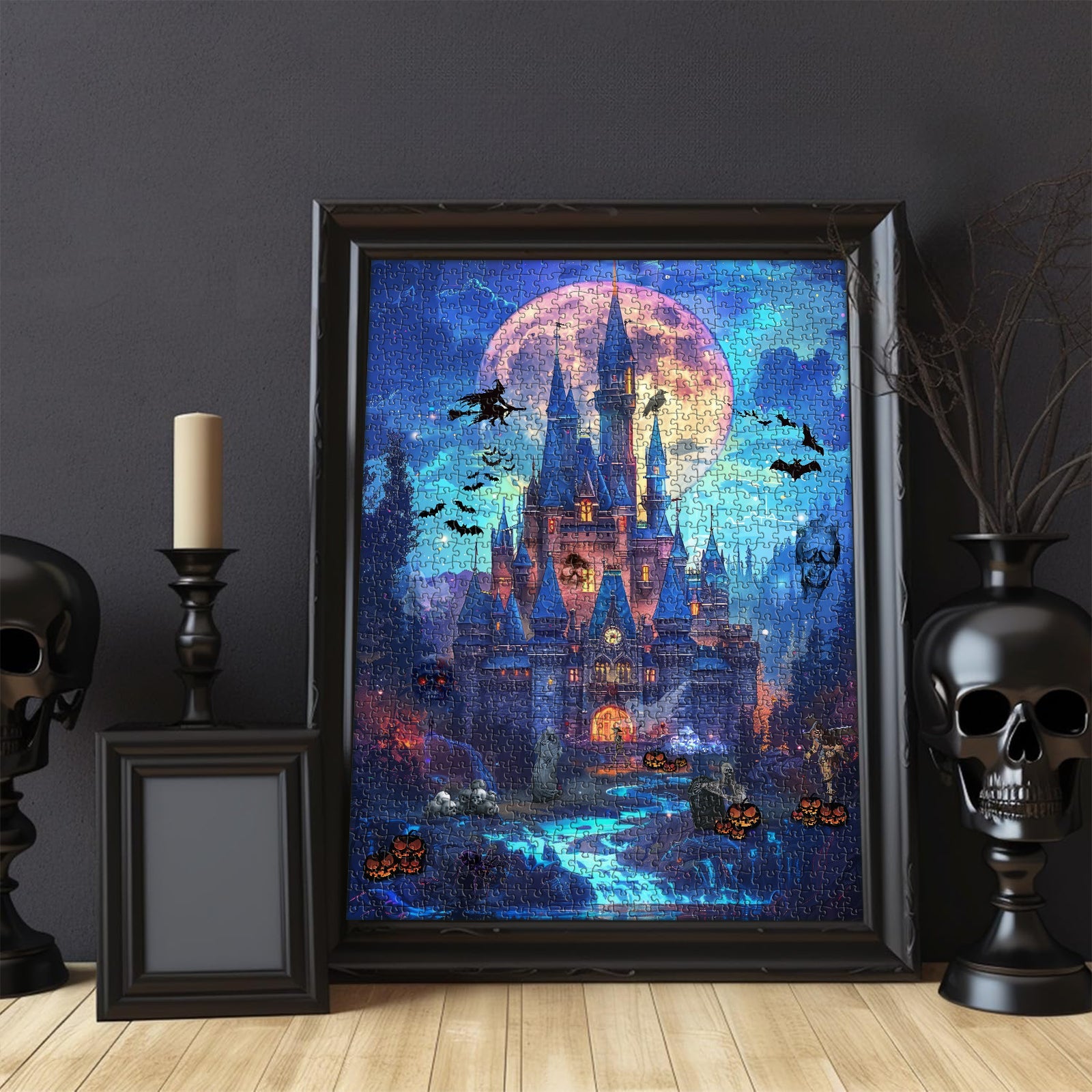 Puzzle notte illuminata da luna 1000 pezzi