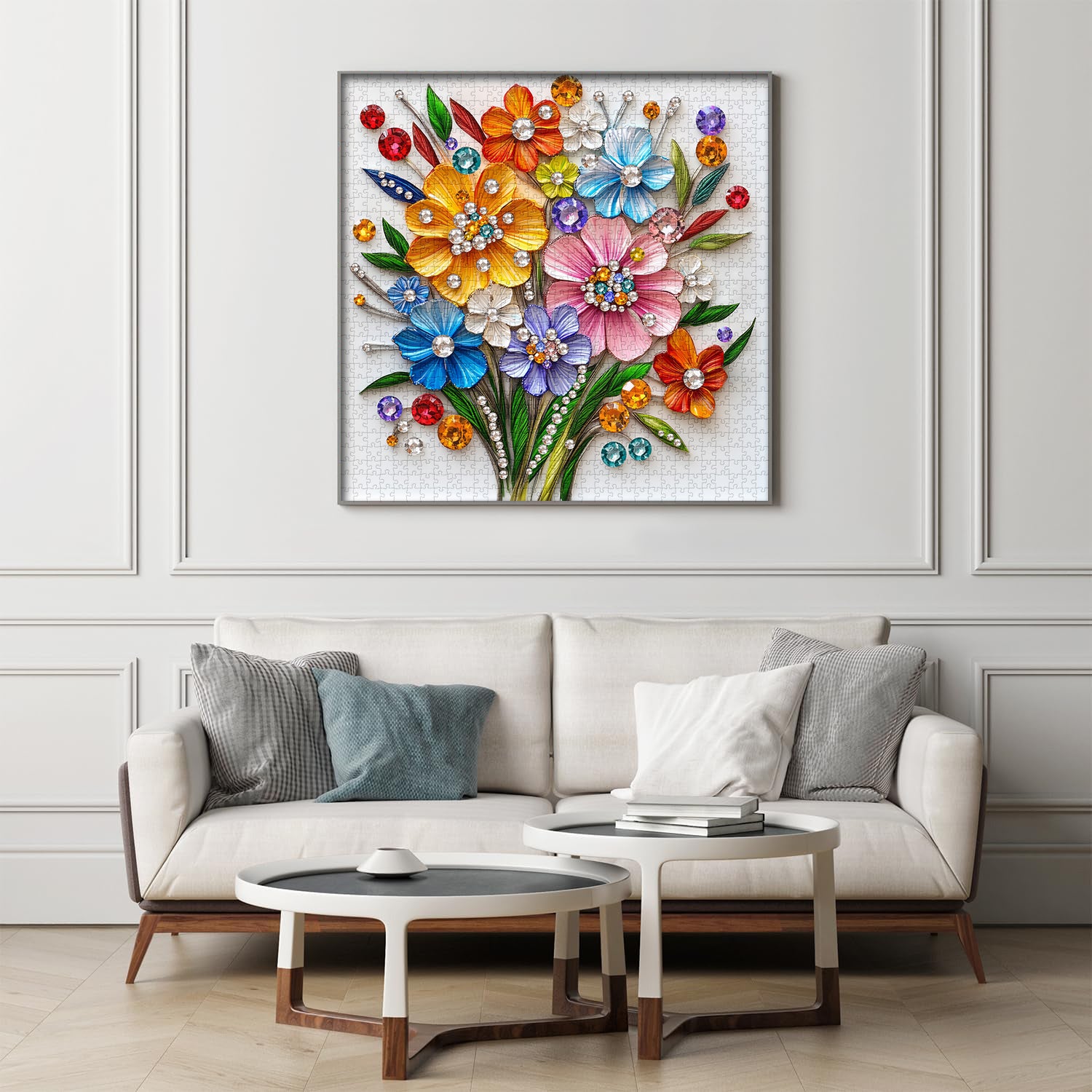 Kristall Wildblumen Puzzle 1000 Stücke