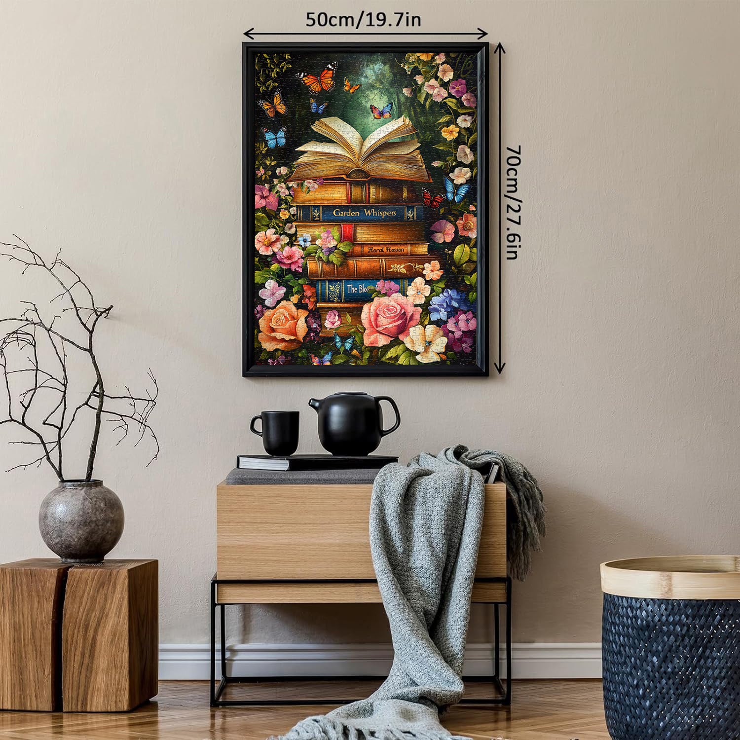 Libri e fiori puzzle puzzle 1000 pezzi