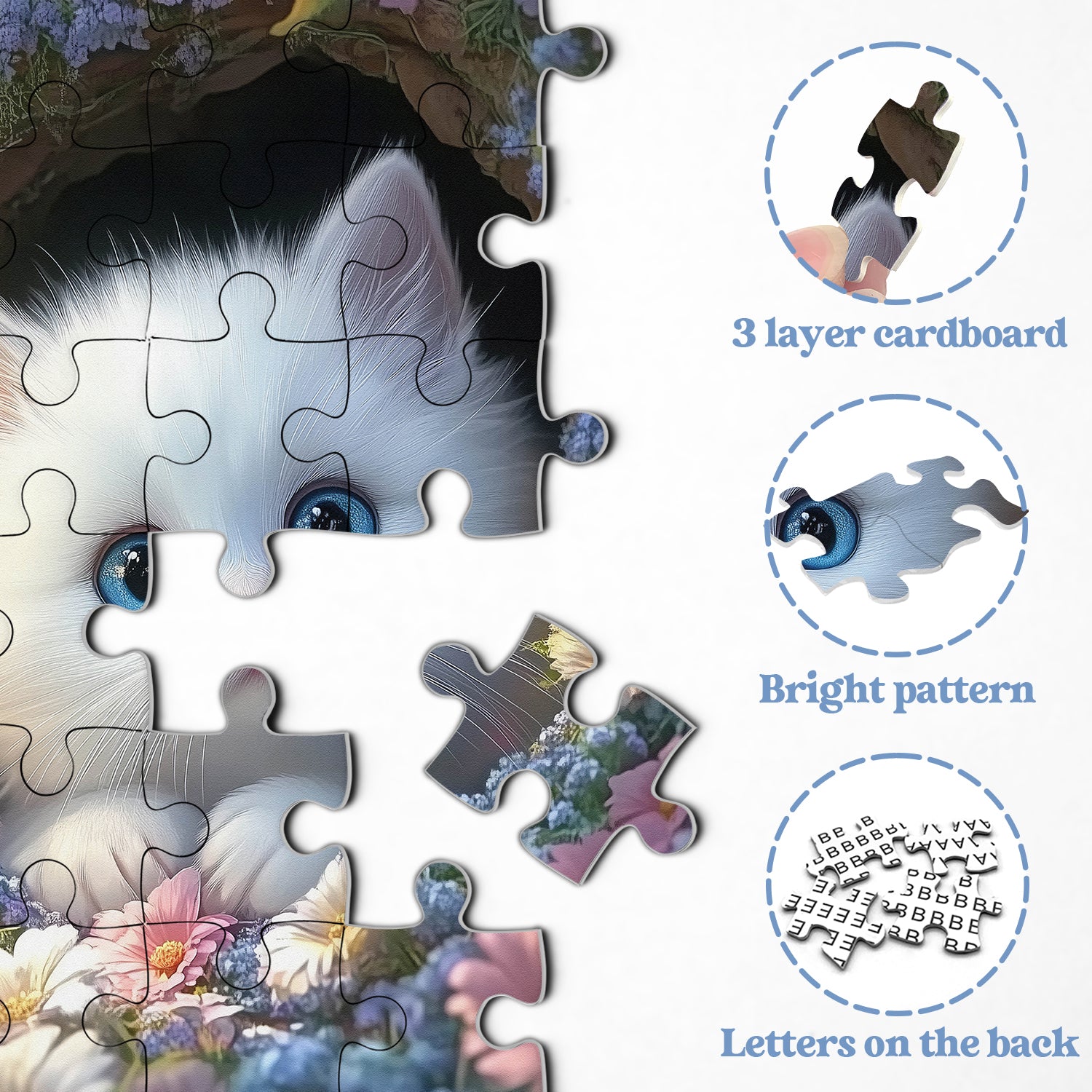 Puzzle floreale Hideaway 1000 pezzi