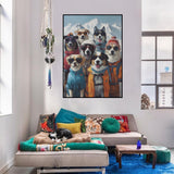 Ski Dog Team Stuzzine Puzzle 1000 pezzi