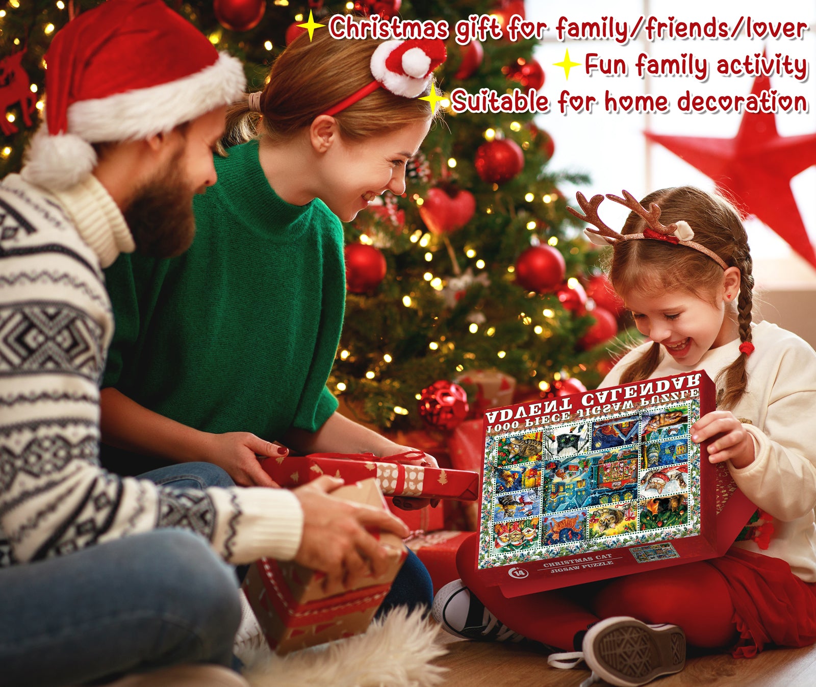 Capi di Natale puzzle puzzle 1000 pezzi