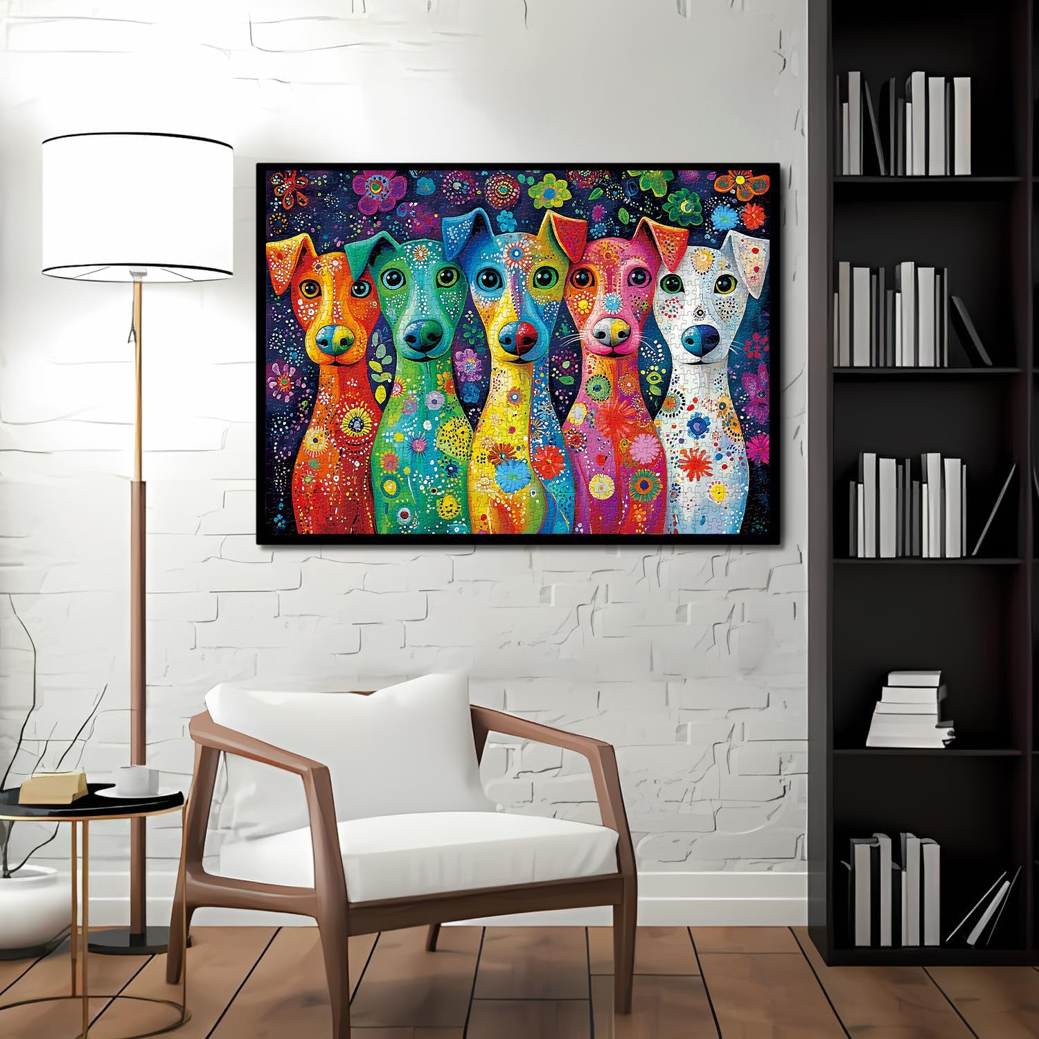 Cani colorati puzzle puzzle 1000 pezzi