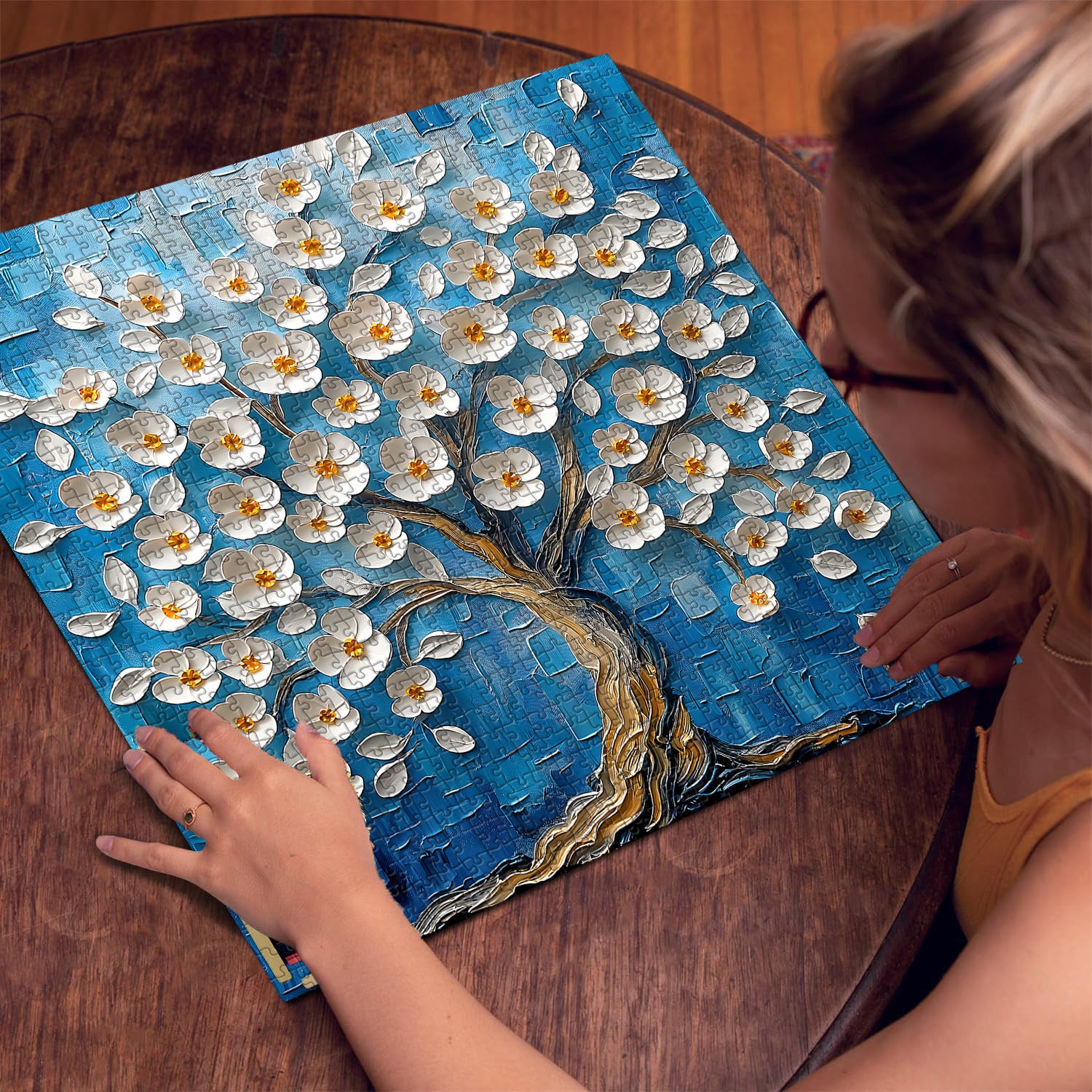 Splendido puzzle di alberi 1000 pezzi
