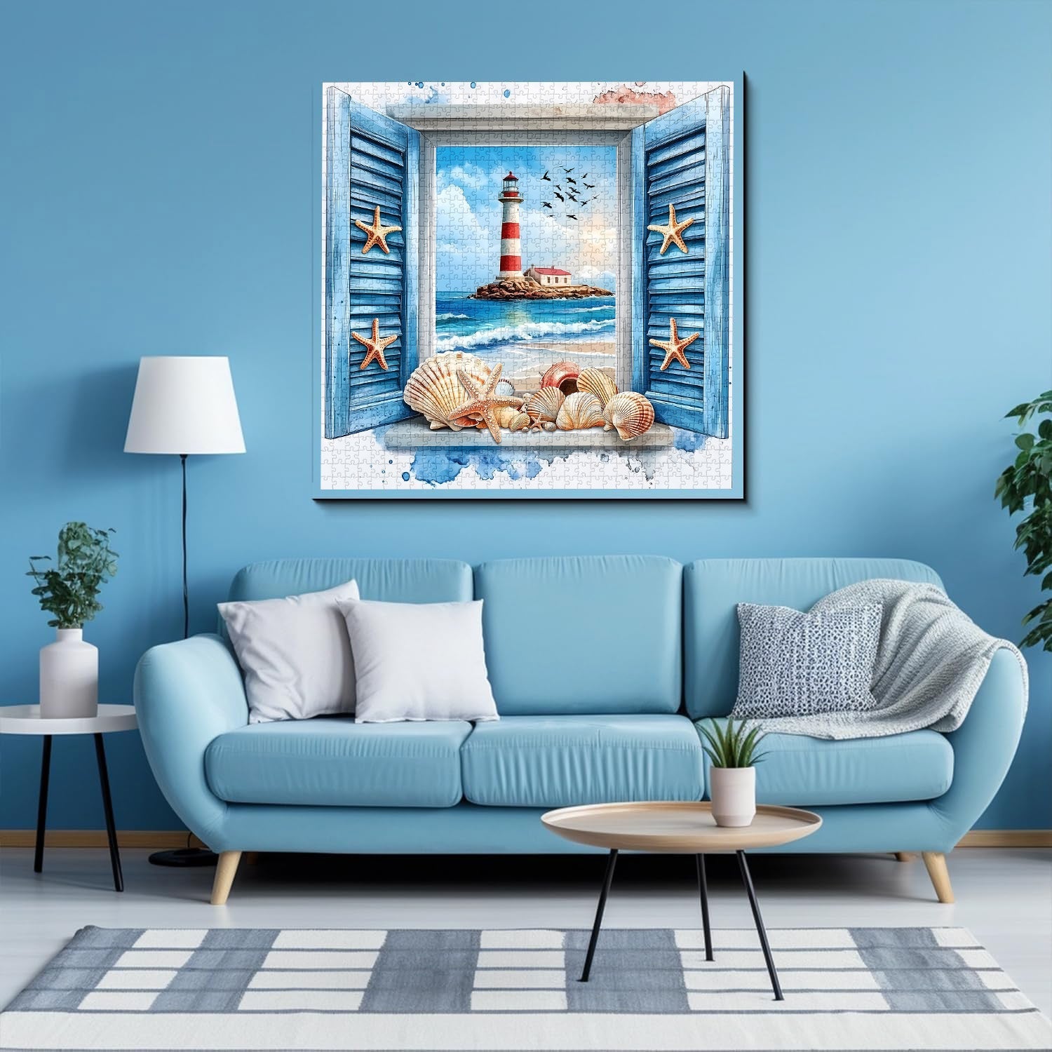 Puzzle finestra oceanica puzzle 1000 pezzi
